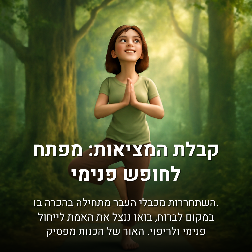 קבלת המציאות: מפתח לחופש פנימי